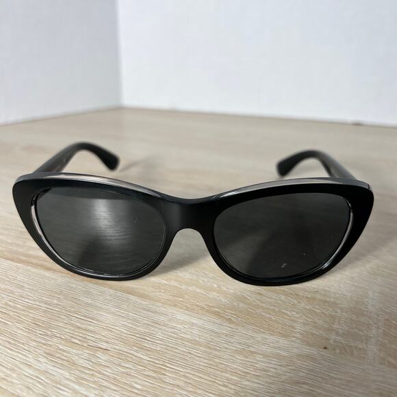 Ray-Ban RB4227 6052/8G Sunglasses Cat Eye Black FRAMES ONLY 55-17 main image 7